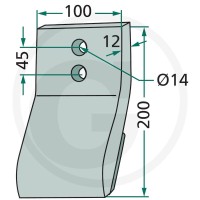 GRANIT Dziób redlicy 180101.51837 - Sklep PoltechParts