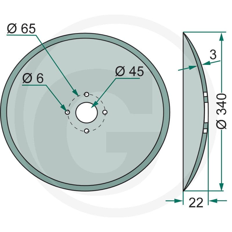 GRANIT Redlica talerzowa 18031-34001 - Sklep PoltechParts