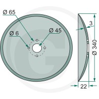 GRANIT Redlica talerzowa 18031-34001 - Sklep PoltechParts