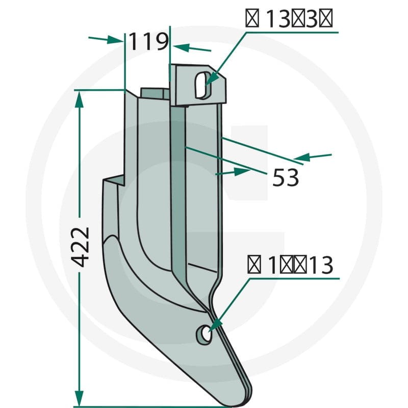 GRANIT Redlica siewnika 18099.BE-12 - Sklep PoltechParts
