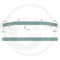GRANIT Drążek kierowniczy poprzeczny 38704102 - Sklep PoltechParts