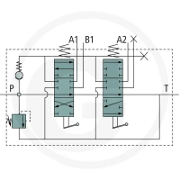 GRANIT Zestaw ładowacza czołowego Z50 1xDW/EW-2 87001382 - Sklep PoltechParts
