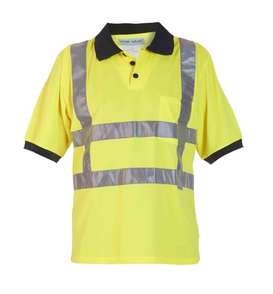 Koszulka polo, roz. 2XL/46, krótki rękaw, żółta, Hydrowear 040401FY2XL