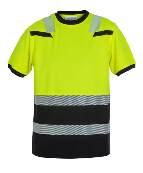 Koszulka T-shirt Hi-vis roz. XL żółty/czarny Tulsa 040465YBXL