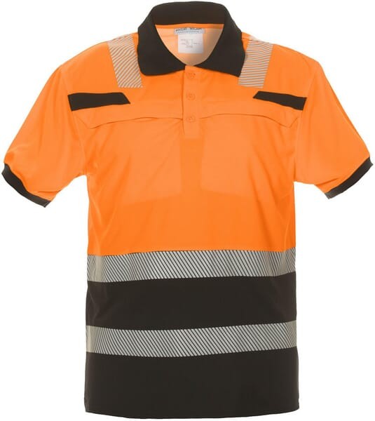 Koszulka polo, roz. 4XL/50, krótki rękaw, pomarańczowo/czarna, Hydrowear 040445OB4XL