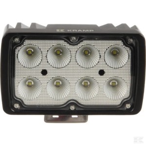 Lampa robocza LED, prostokątna 40W 4000lm 10/30V z wtyczką Deutsch światło rozproszone 8 LED Kramp