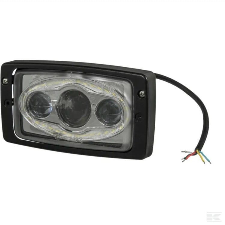 Reflektor przedni LED, 21W prostokątny 10/30V 83x182x101 mm