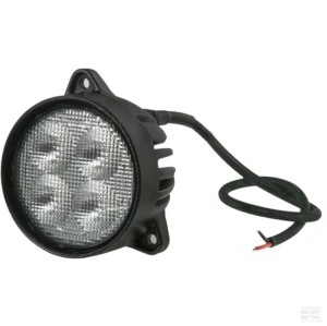 Lampa robocza LED, okrągła 40W 4800lm 10/30V z wtyczką Deutsch światło rozproszone 4 LED