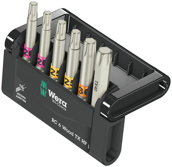 Zestaw bitów Bit-Check Wood TX HF 1 6 ele. 05056470001