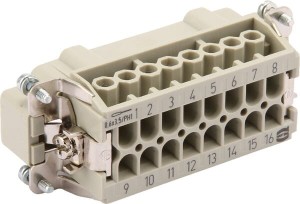 Złącze 16P, męskie, 1-16 09330162601