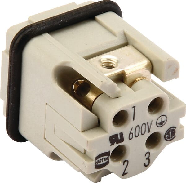 Złącze Harting 4P, męskie 09200032611