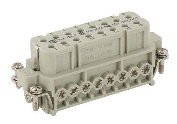 Złącze żeńskie 16P 1-16 09200162812
