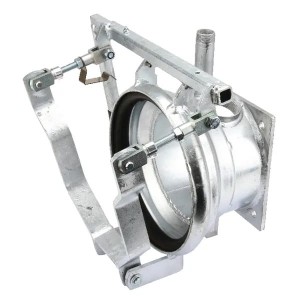 Szybkozłącze żeńskie z kołnierzem czworokątnym KKM8"