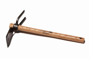 Motyczka Ogrodowa 2-Stronna "Mocna" , Kuta, Lakier. Z 40cm Styl. Jesionowym