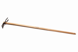 Motyczka Ogrodowa 2-Stronna "Mocna" , Kuta, Lakier. Z 130cm Styl. Jesionowym