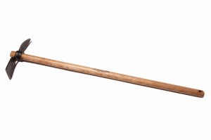 Motyczka Ogrodowa 2-Stronna Kuta, Lakier. Z 80cm Styl. Jesionowym