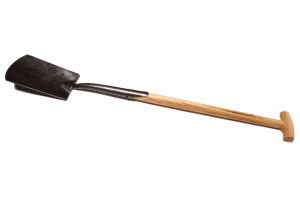 Szpadel Ogrod.-Forma Angielska-Wykuty Z Jednego Kawałka Metalu, Styl.Jesion 80cm