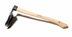 Motyczka Duża Szpic-Owal Z Wygiętym Trzonkiem 55cm