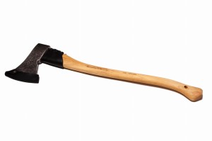 Siekiera Leśna 1,4 kg Z Pokost.Trzonkiem Hikorowym I Skórz.Osłoną Ostrza I Trzonka