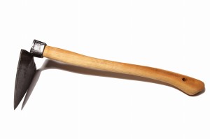 Motyczka Duża Sercowa Gala-Z Wygiętym Trzonkiem 35cm