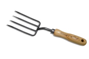 Widełki Do Kwiatów Z 4 Okrągłymi Zębami, Trzonek Jesion. (48 cm)