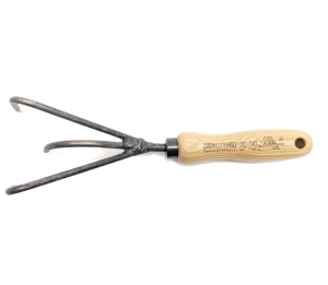 Brona Ręczna Z 3 Zębami, Z 14cm Gryfem Jesionowym