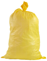 Worek polipropylenowy 50x85 cm, żółty, 25 kg