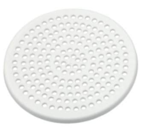 Wkład rzadki, cedzidła aluminiowego malego, otwory Ø 4 mm, 177 otworów