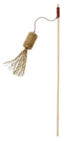 Wędka dla kota z frędzelkiem, trawa turkusowa, 41 cm, Kerbl