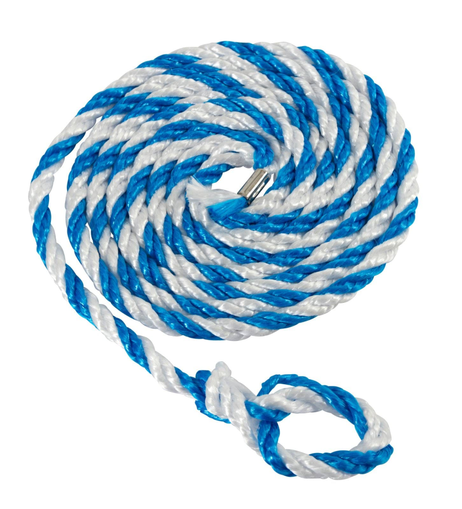 Linka transportowa dla bydła, mała pętla, 320 cm x 12 mm, biały/niebieski, Kerbl