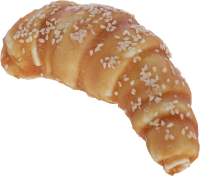 Rogalik z surowej skóry, z kurczakiem, 11 cm, 80 g, Kerbl
