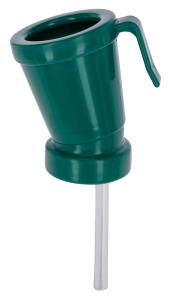 Kubek do dezynfekcji strzyków, powrotny, zielony, 300 ml, Kerbl