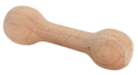 Hantel drewniany, do aportowania dla psa, okrągły, 15 cm, 125 g, Kerbl