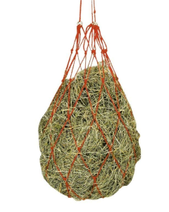 Siatka na siano dla konia, czerwony, oczko 10 cm, Kerbl