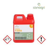 Kwaśny preparat myjący Agrisol Kwas 2.0, 2 kg, Can Agri