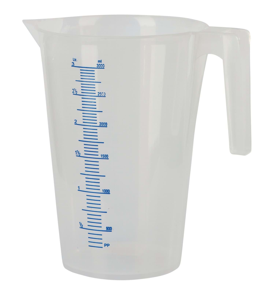 Miarka plastikowa z podziałką, 3 l, Kerbl