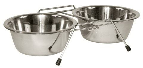 Miski na stojaku, 2 x 900 ml, Kerbl