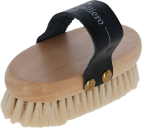 Szczotka dla konia Brush&Co, ze szlufką, bardzo miękka, drewniana, 8,5 cm, Covalliero