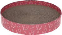 Drapak dla kota Circle, tekturowy, 5,5 cm, średnica 34 cm, różowy, Kerbl