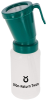 Kubek do dezynfekcji strzyków Twin, bezpowrotny, zielony, 300 ml, Kerbl