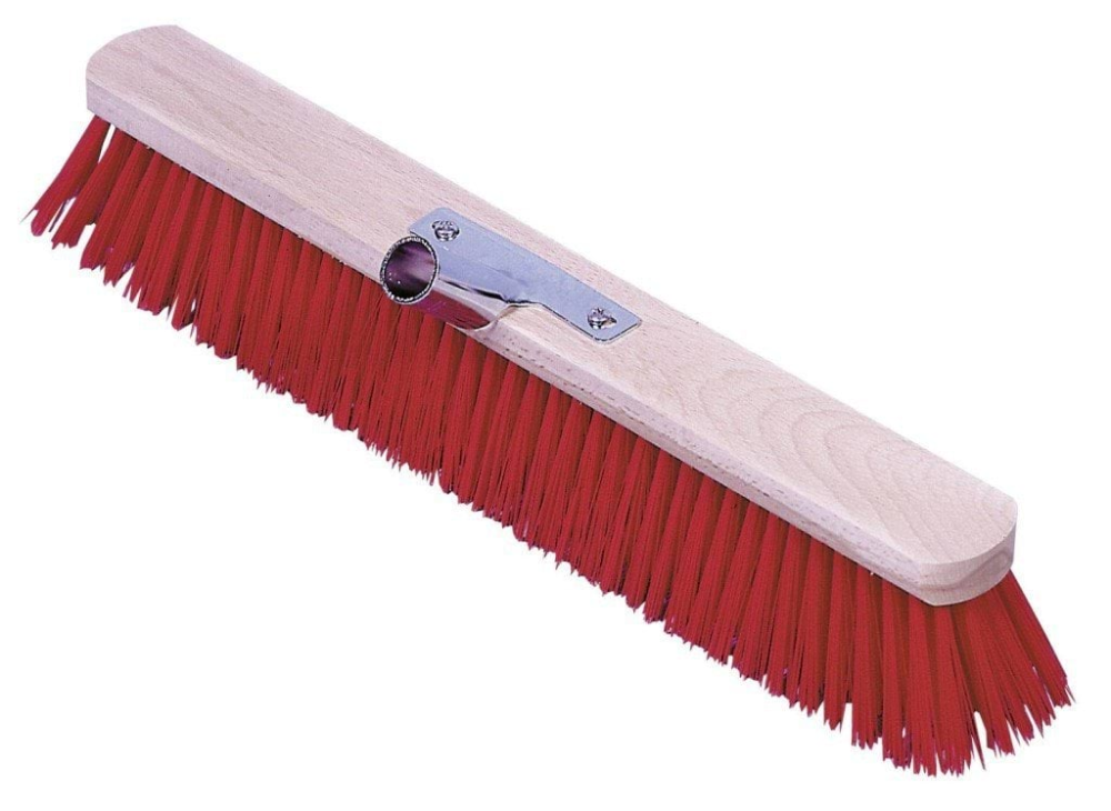 Szczotka z uchwytem na kij Classic, 50 cm, czerwona, Kerbl