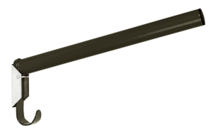 Wieszak na siodło, składany, 44 cm, czarny, Kerbl