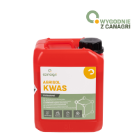 Kwaśny preparat myjący Agrisol Kwas 2.0, 5 kg, Can Agri