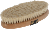 Szczotka dla konia Brush&Co, ze szlufką, bardzo miękka, drewniana, 14 cm, Covalliero