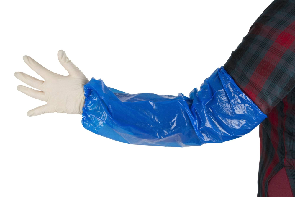 Rękawy ochronne jednorazowe, 45 cm, 100 s… | poltechparts.pl