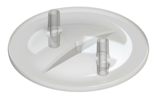 Pokrywa bańki udojowej, tworzywo, 2 otwory, 13-17 mm, Kerbl