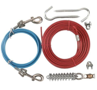 Zestaw wybiegowy dla psa, linka z amortyz… | poltechparts.pl