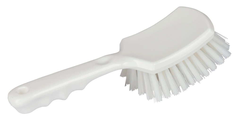 Szczotka z rączką, 14 cm, biały/niebieski… | poltechparts.pl