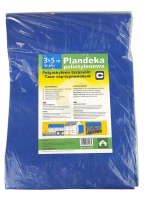 Plandeka 5x8 m, 90 g, niebieska, PE, Can… | poltechparts.pl