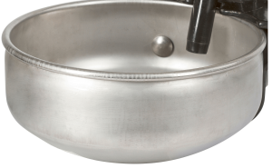 Miska do poidła E21, 5 l, stalowa, Kerbl